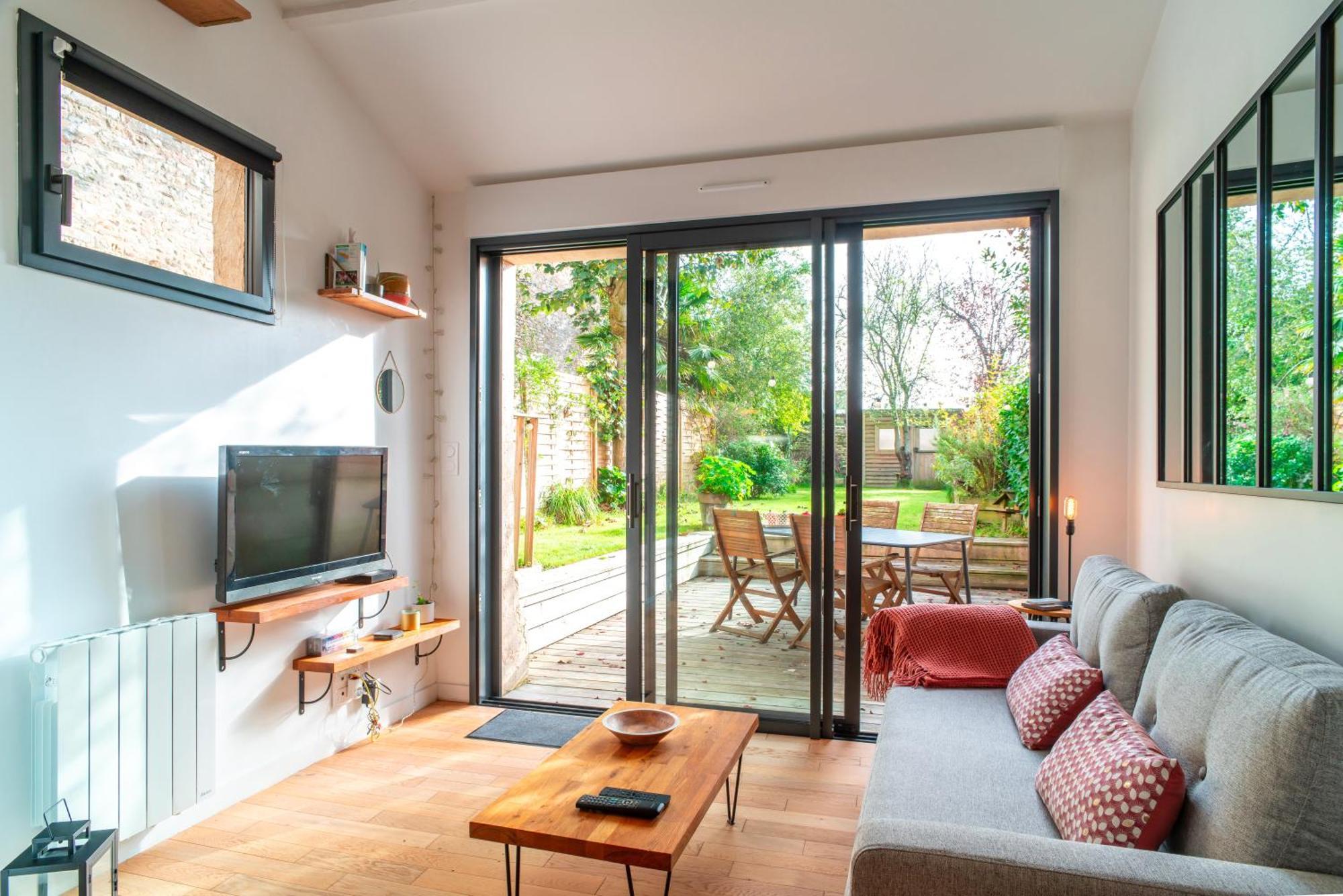 Escale Jardin - Joli Apt Proche Gare Avec Jardin Vannes Luaran gambar