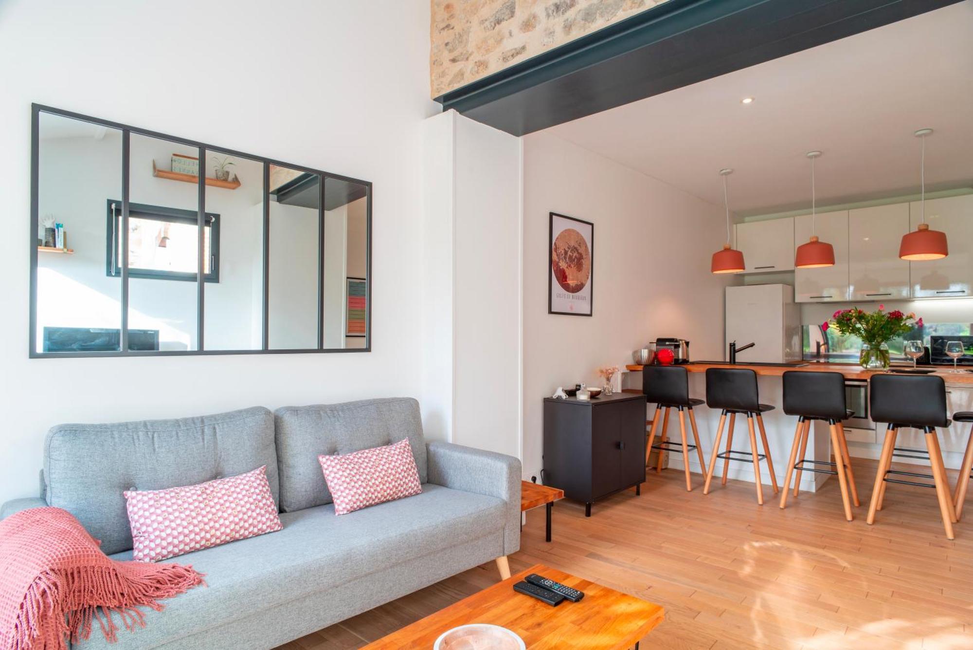Escale Jardin - Joli Apt Proche Gare Avec Jardin Vannes Luaran gambar
